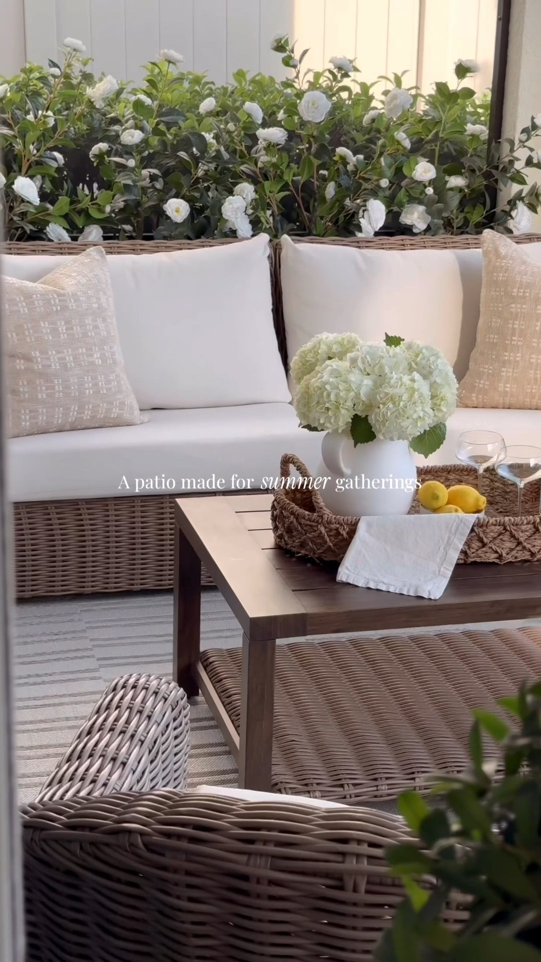 #ad There’s just something about summer days spent outside 🍋 Whether it’s enjoying a slow morning with coffee or gathering around the grill with family and friends, I love having a patio that feels cozy, welcoming, and lived in. From our Blackstone grill to the outdoor rug, lighting, throw pillows, faux florals, storage, and entertaining essentials, @Wayfair had everything I needed to create a space we can’t wait to enjoy all season long.

Shop all of my Wayfair favorites on my LTK or comment “outdoor” and I’ll send you the link! 🔗 

#wishyouwerehere #outdoor #wayfair #wayfairpartner