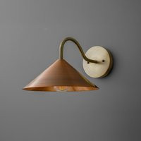 Sconce Light-Copper Wall Sconce-Brass Light-Cone Shade Lamp - Model No. 7574 | Etsy (US)