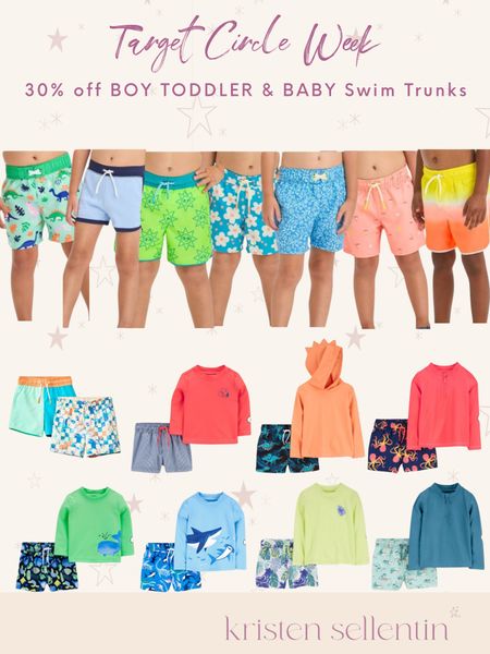 Target Circle Week: Toddler & Baby Boy Swim Trunks

#targetcircleweek #BOY #toddler #baby #swimtrunks #target #swim #summer2024 #sale

#LTKxTarget #LTKkids #LTKsalealert