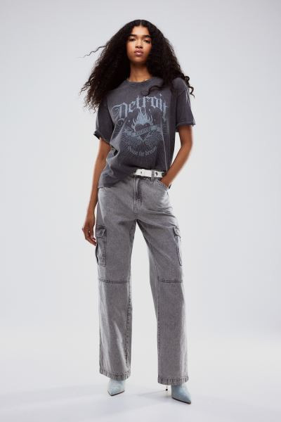 Oversized Printed T-shirt | H&M (US + CA)