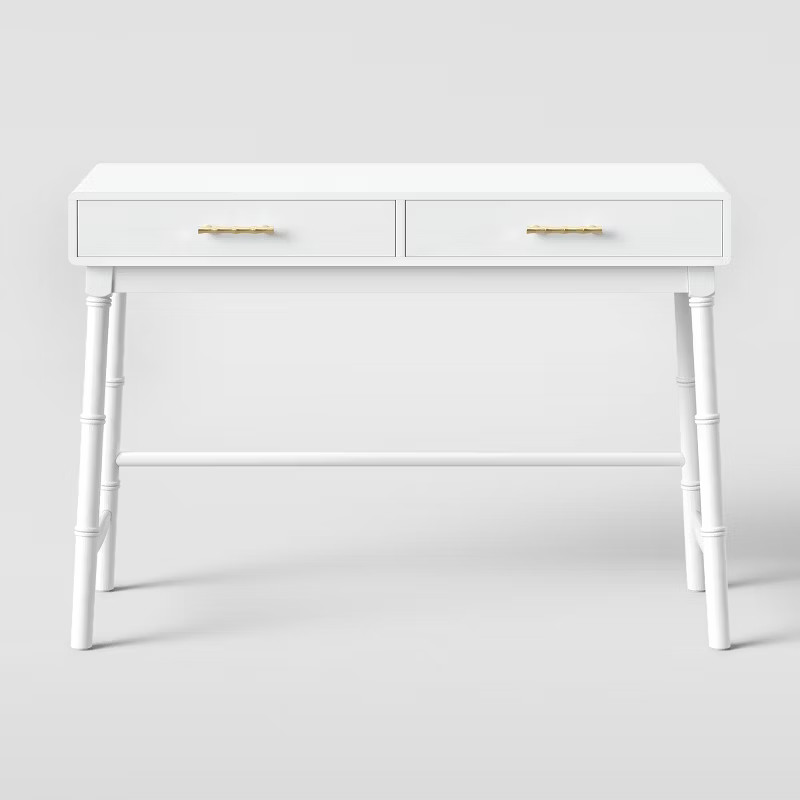 Oslari Wood Writing Desk with Drawers White - Opalhouse™ | Target