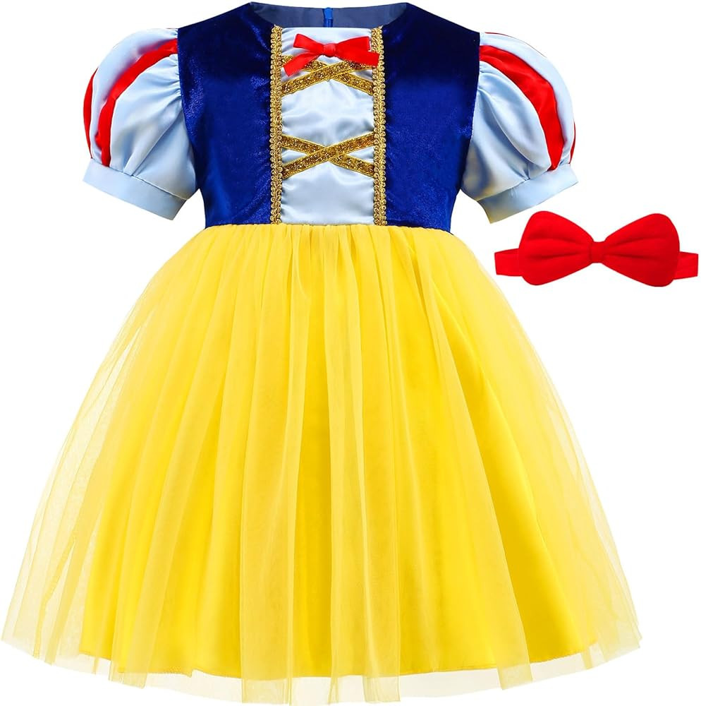 ICECUTE Princess Costumes for Toddler Girls,Princess Dress for Kids,Birthday Halloween Party Dress Up | Amazon (US)