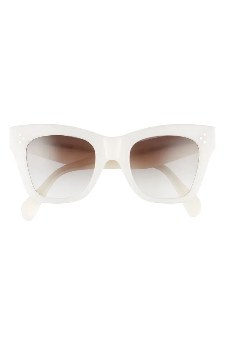 CELINE 50mm Gradient Cat Eye Sunglasses | Nordstrom | Nordstrom