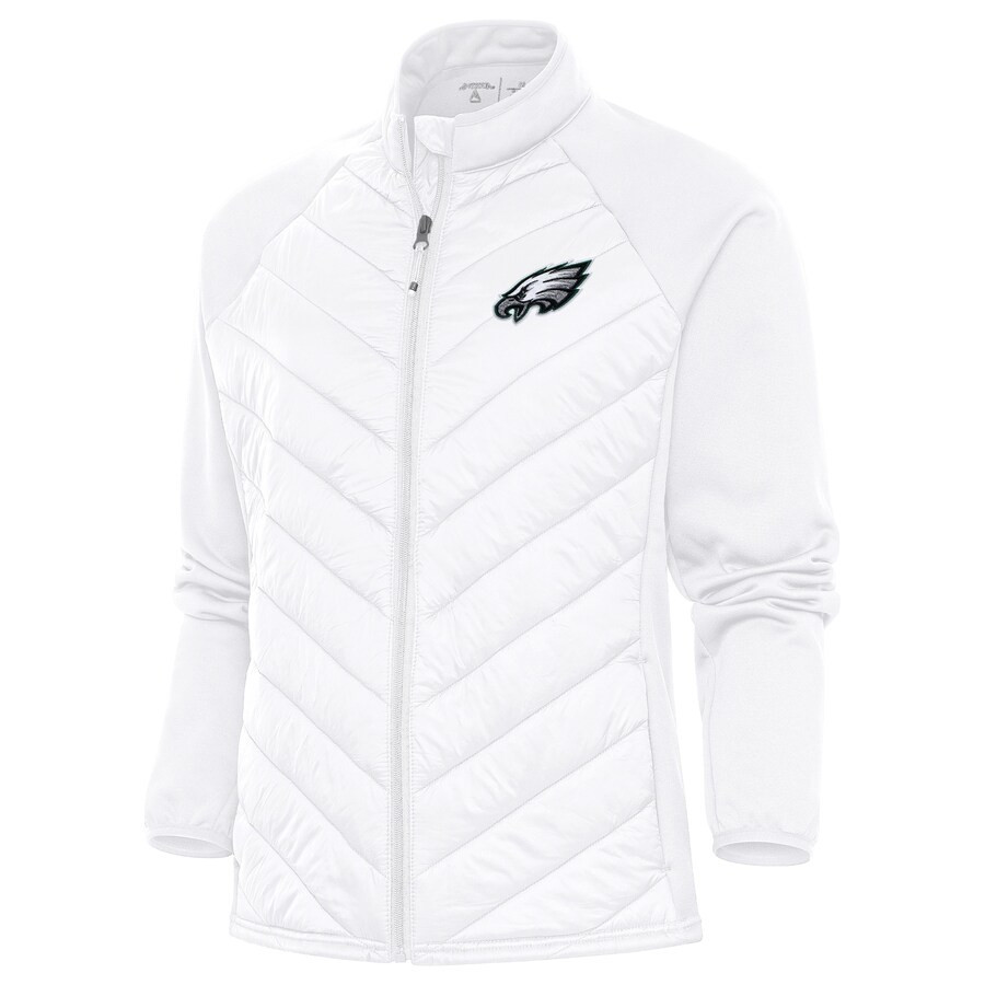Philadelphia Eagles Antigua Women's Altitude Full-Zip Jacket - White | Fanatics