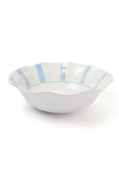 Crown & Ivy™ Striped Melamine Serving Bowl | Belk