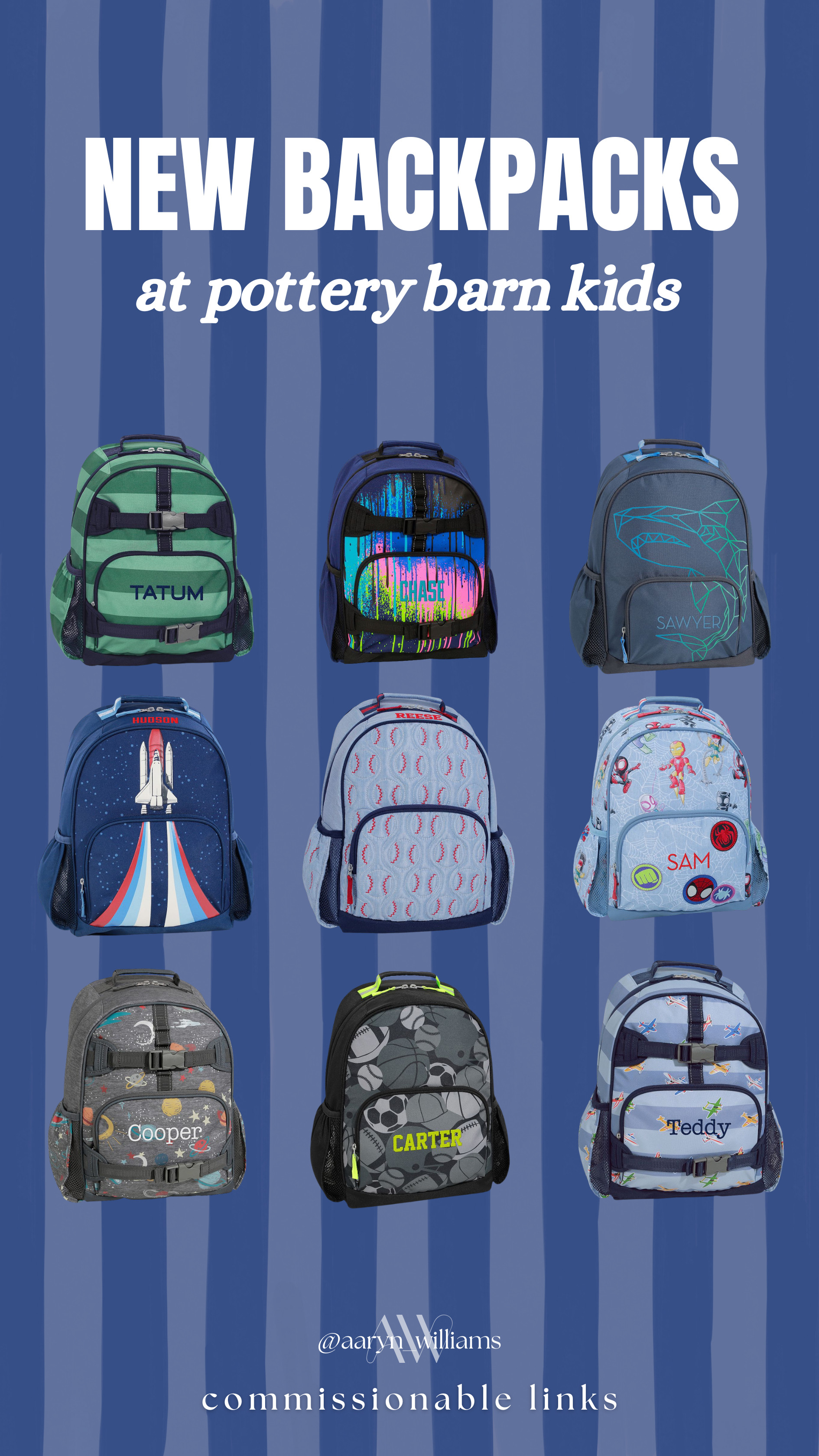 The new Pottery Barn Kids backpacks for boys are so good this year. 🎒 I rounded up my favorite prints and colors that are perfect for back-to-school. If you're shopping early, now is the best time to grab your favorite before they start selling out!

#potterybarnkids #backtoschool #boysbackpack #schoolshopping #schoolstyle #ltk #ltkbacktoschool #kidsstyle #momfinds #backpacks
 

 #LTKKids