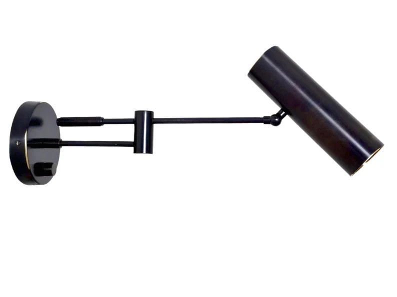 Modern Wall Lamp Swing Arm LAURIE Wall Light Sconce, Cylinder Reading Sconce , Handmade Contempor... | Etsy (US)