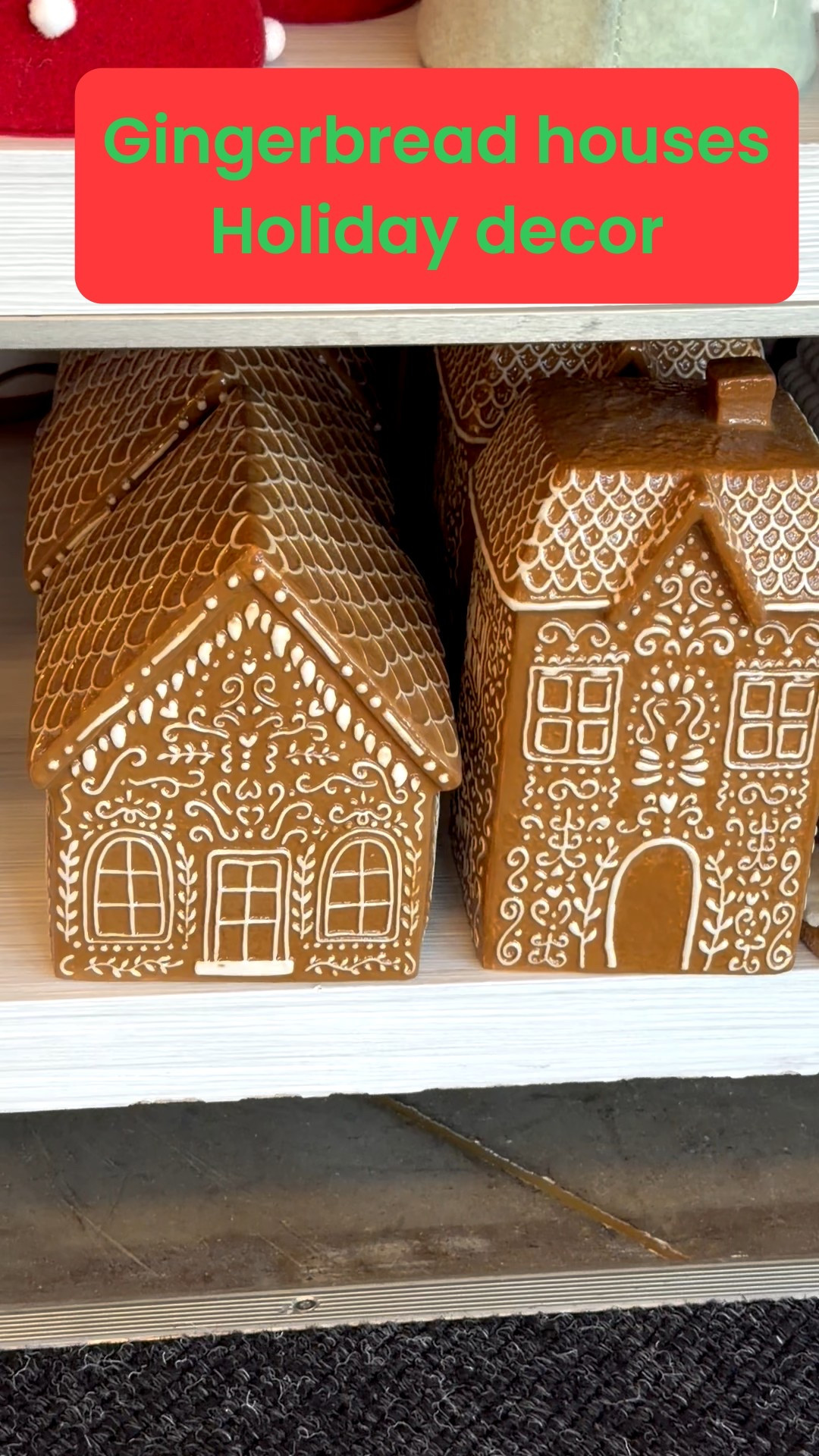 Gingerbread houses holiday decor for the home cute festive gingerbread theme Christmas decorations #holidaydecor #Holidaystyle #Christmasdecor #gingerbreadman

#LTKHoliday #LTKFindsUnder50 #LTKHome