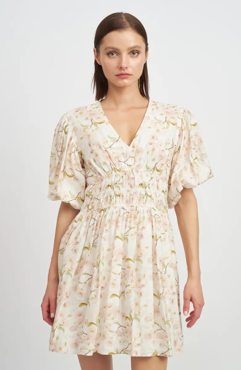 Callie Floral Print Minidress | Nordstrom