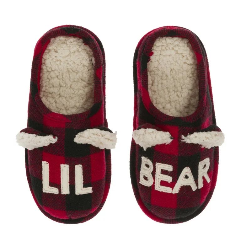 Dearfoams Kid's Buffalo Check Clog Slippers | Walmart (US)