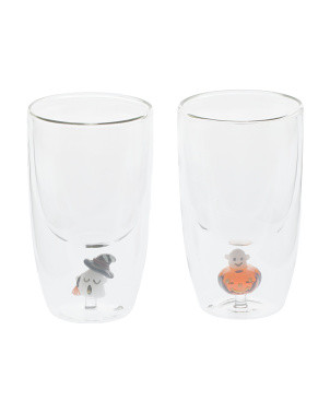 2pk Assorted Pumpkin And Ghost Glasses | Halloween | Marshalls | Marshalls
