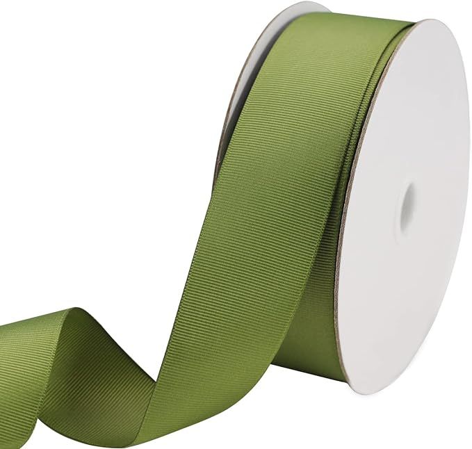 Jesep One Roll 50 Yards Soild Grosgrain Ribbon Boutique Gift Wrapping Package Ribbon, DIY Crafts ... | Amazon (US)