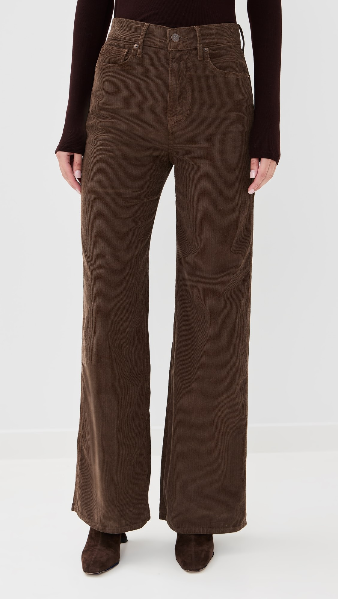 Taylor High Rise Wide Leg Corduroy Pants | Shopbop