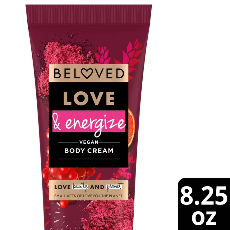 Beloved Love & Energize Red Ginger, Ginseng & Citrus Vegan Body Cream - 8.25oz | Target