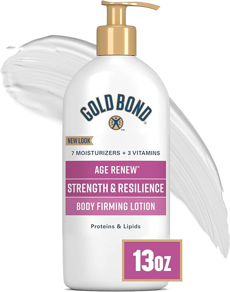 Gold Bond Age Renew Strength & Resilience Lotion, 13 oz., With Proteins & Lipids for Aging & Matu... | Amazon (US)
