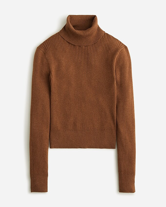 TENCEL™ lyocell-blend ribbed turtleneck sweater | J. Crew US