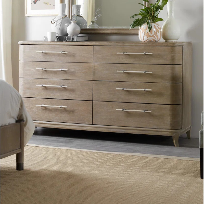 Affinity 8 Drawer 68'' W Solid Wood Dresser | Wayfair North America