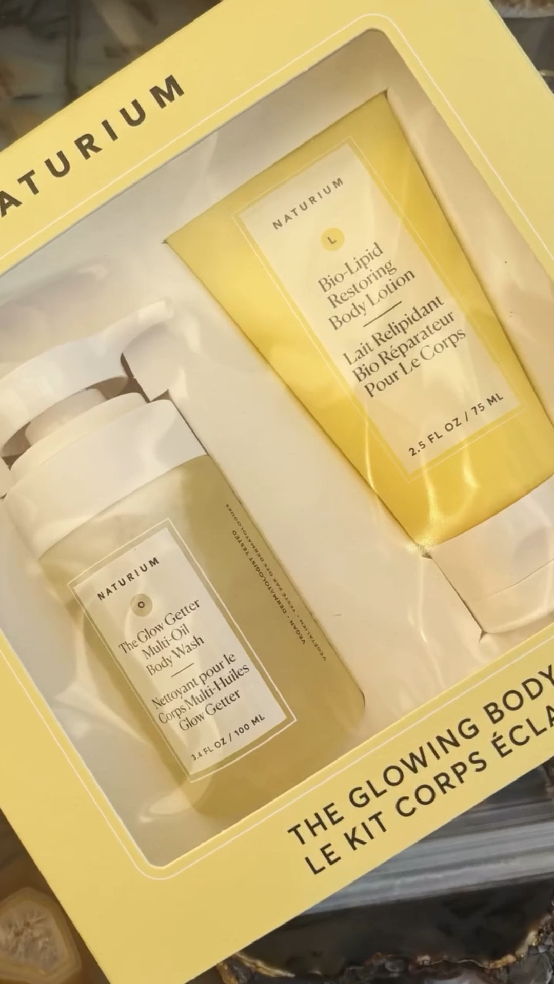 if you’re looking for the perfect holiday gift set, check out @naturium 💛

affordable beauty and incredible formulas - this body care set is only $10 and includes the glow getter multi oil body wash and the bio-lipid restoring body lotion (also perfect sizes for holiday travel!)

affiliate link in stories (The Glowing Body Kit) and check out my featured story on my profile if you found this post 24hrs after this post ✨ 

#naturium #ugc #bodycare #giftideas #giftguide #holidaygiftsets #affordablebeauty #affordableskincare

#LTKGiftGuide #LTKBeauty #LTKHoliday