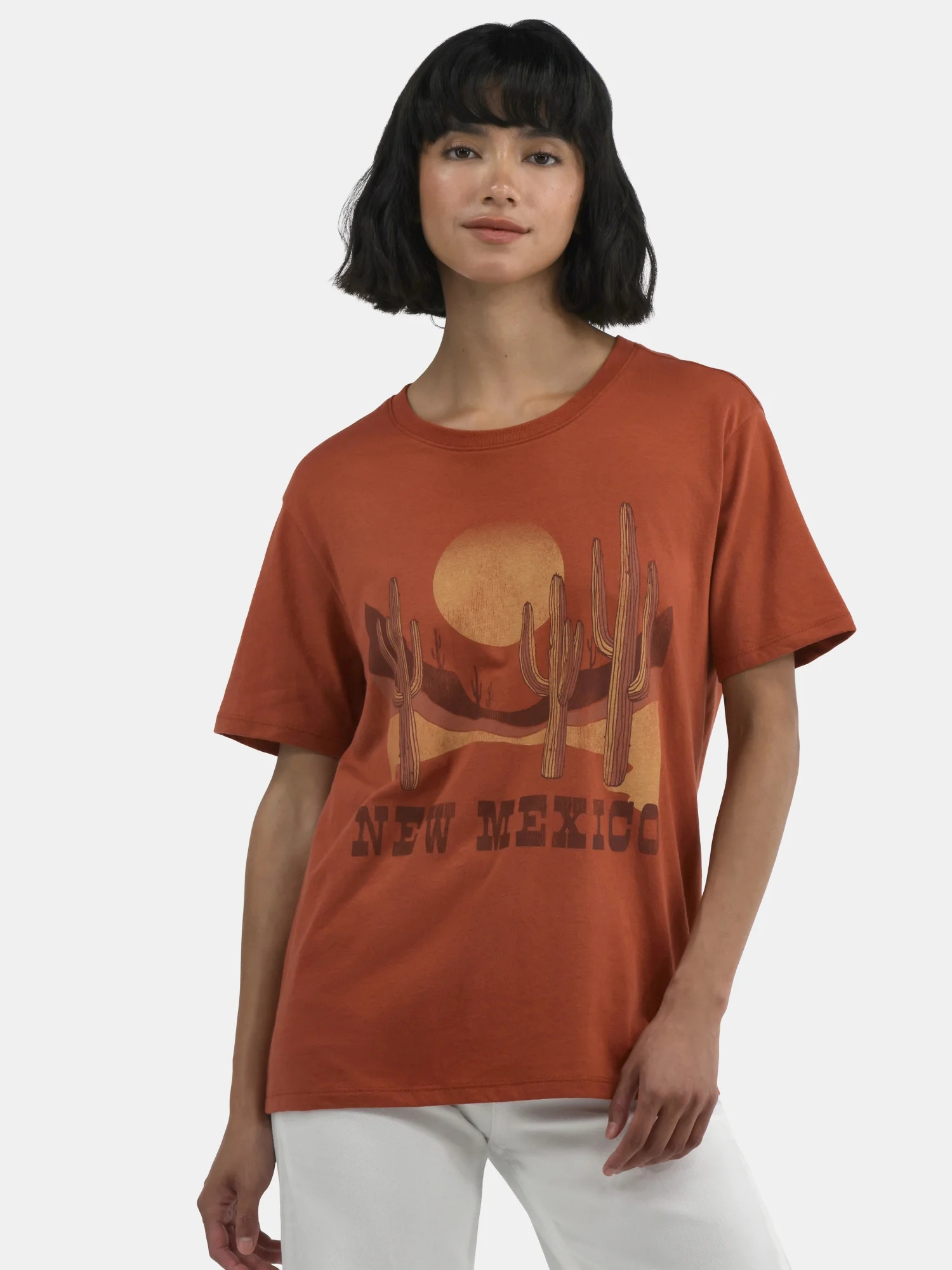 Time and Tru New Mexico Women's Graphic Tee, Sizes XS-XXXL | Walmart (US)