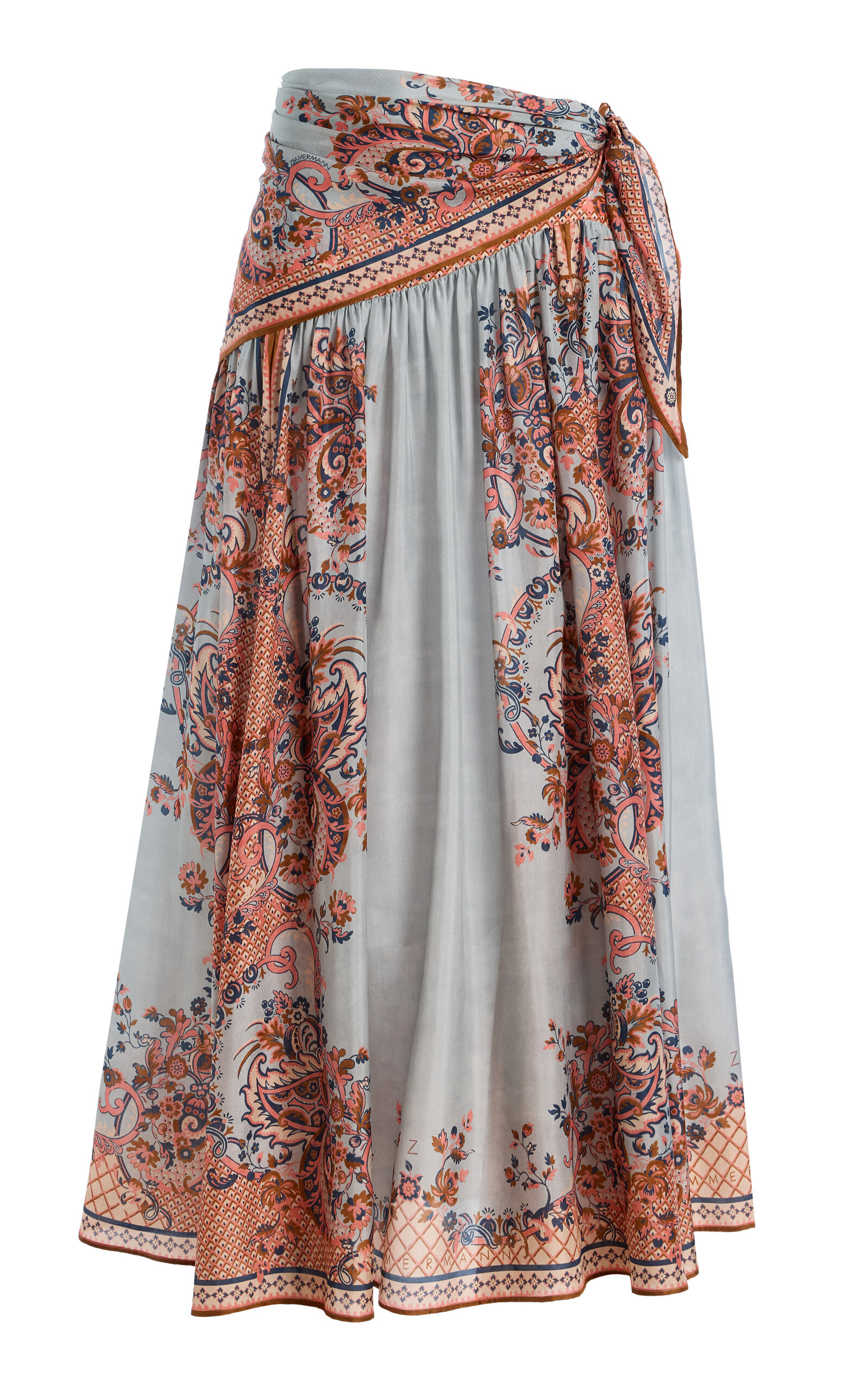 Aster Scarf-Detailed Silk Maxi Skirt | Moda Operandi (Global)