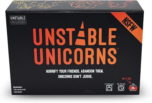 Unstable Unicorns NSFW Card Game - A strategic card game and party game for adults with drinking ... | Amazon (US)