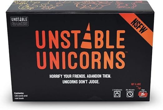 Unstable Unicorns NSFW Card Game - A strategic card game and party game for adults with drinking ... | Amazon (US)