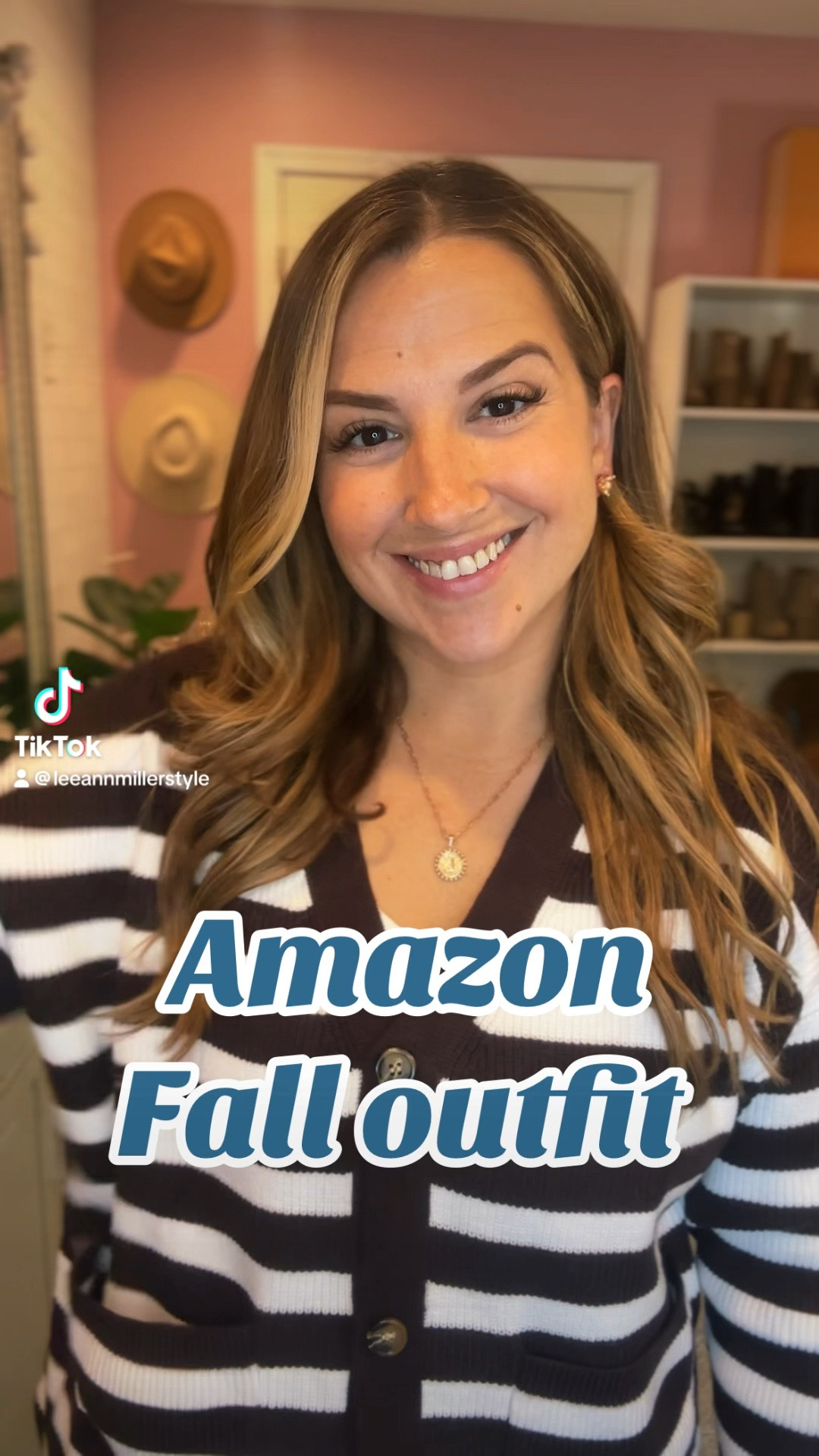 Amazon fall fashion outfit idea. Oversized striped sweater dress and western boots. Wearing a size small. 

#LTKFindsUnder50 #LTKStyleTip #LTKSeasonal