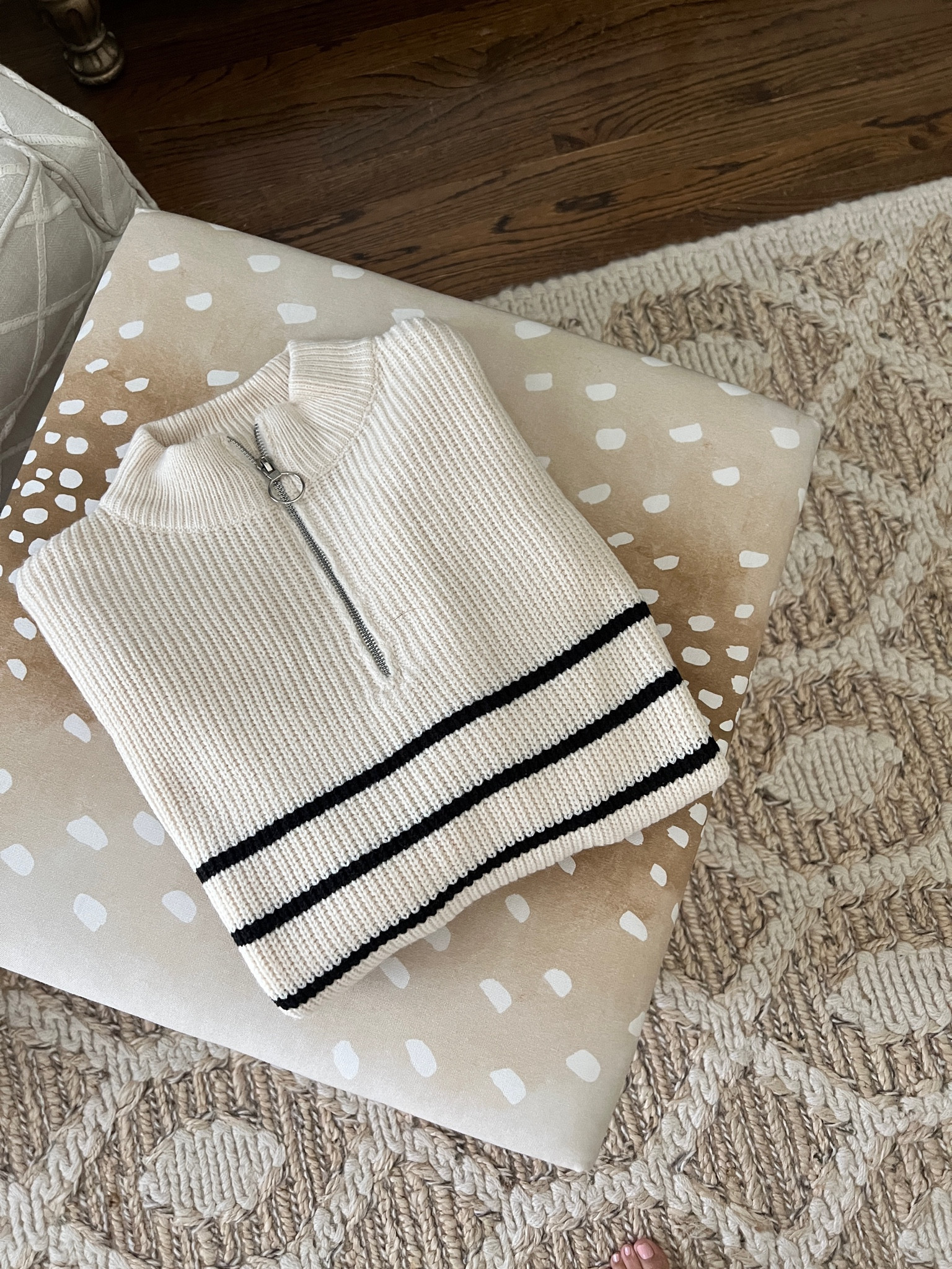 The Amazon striped half zip I find myself reaching for over and over again -

#founditonAmazon

#LTKunder50