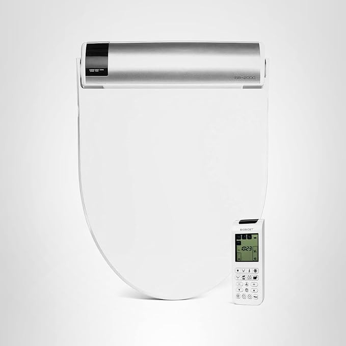 Bio Bidet BB2000 Luxury Electric Bidet Seat with Warm Water Wash & Air Dryer, Heated Seat, Remote... | Amazon (US)