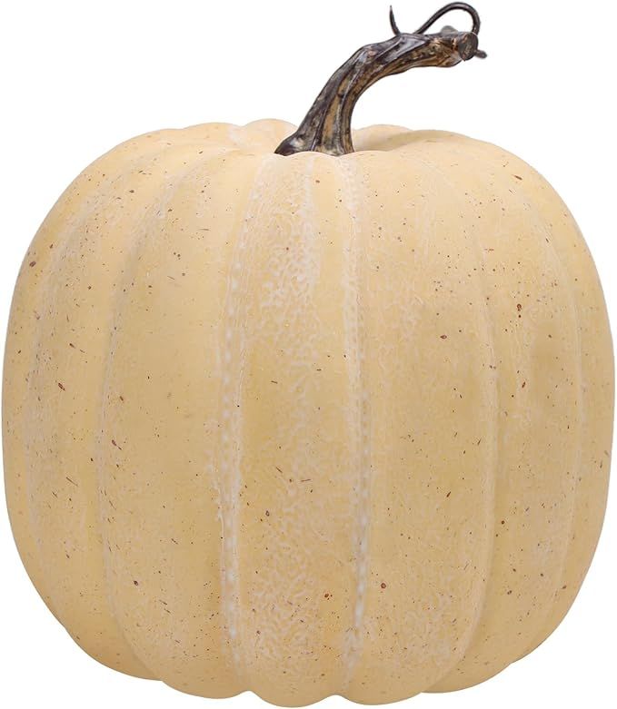 Simulation Plastic Large Artificial Pumpkin 1Pcs 7 inch Fake Fall Harvest Halloween Wedding Decor... | Amazon (US)