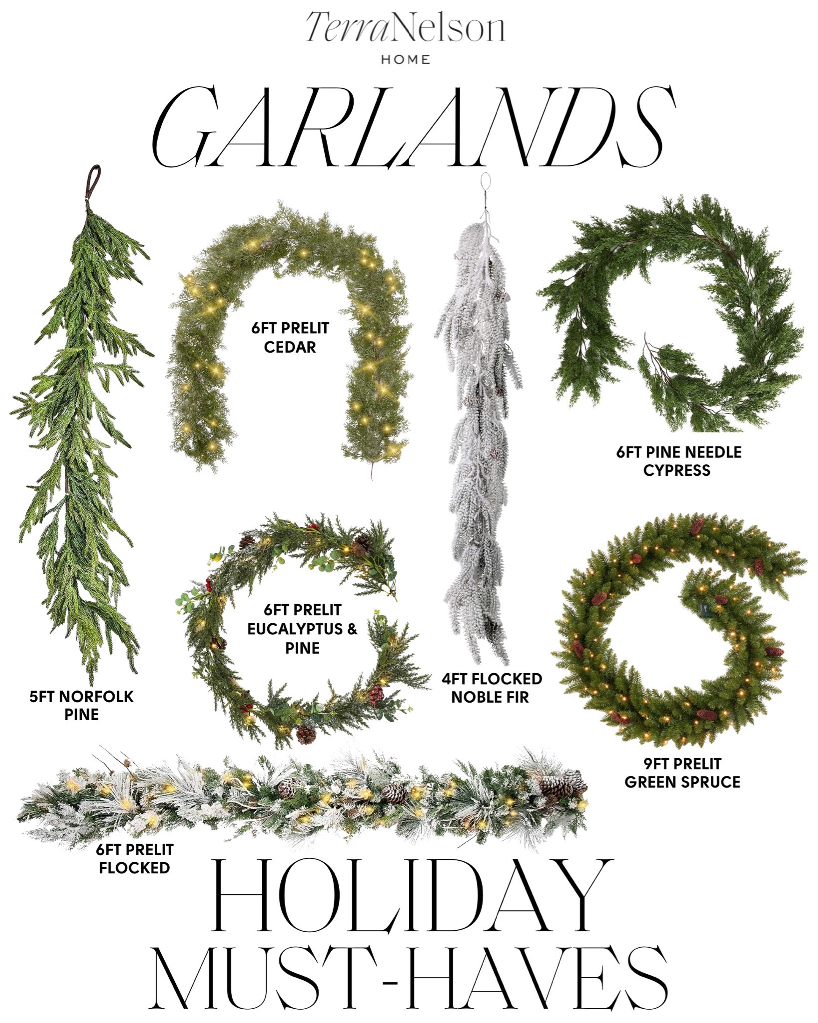 Holiday Christmas Garland 

#LTKHoliday #LTKhome #LTKSeasonal