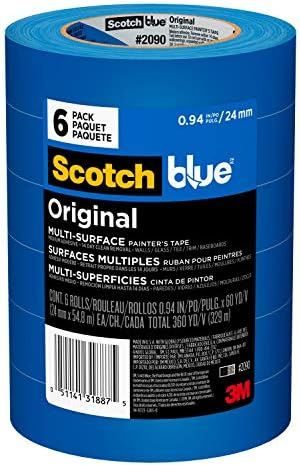 ScotchBlue Original Multi-Surface Painter's Tape, .94 inches x 60 yards (360 yards total), 2090, ... | Amazon (US)