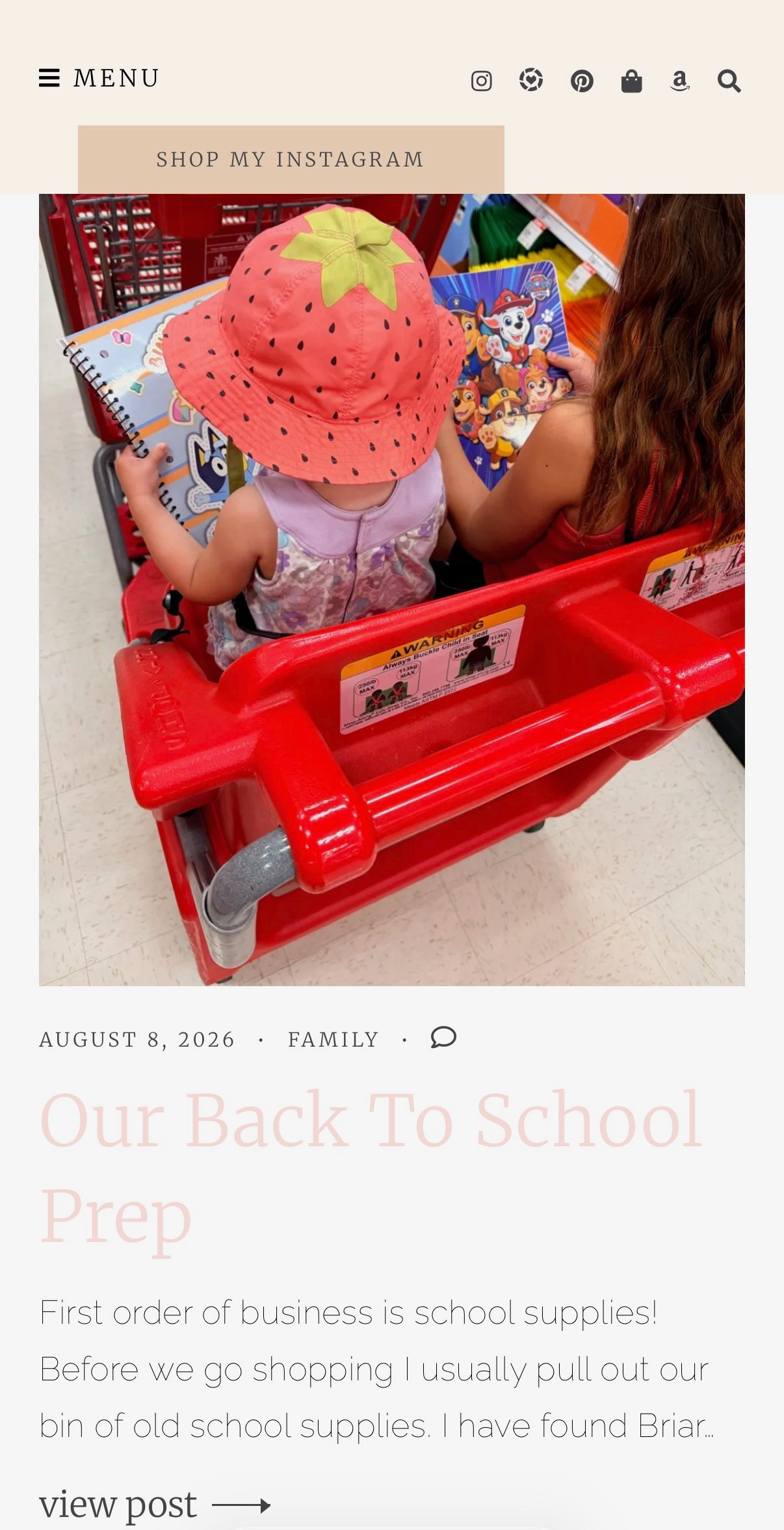 Our back to school prep is up on the blog
www.getdressedmidwest.com 

 #LTKmorningroutine #LTKfoodie #LTKKids