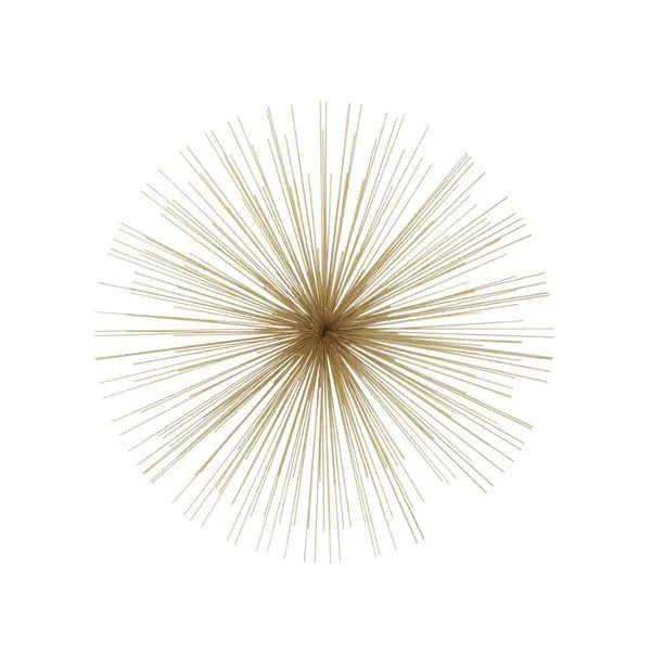 Classy Metal Gold Wire Wall Decor | Bed Bath & Beyond