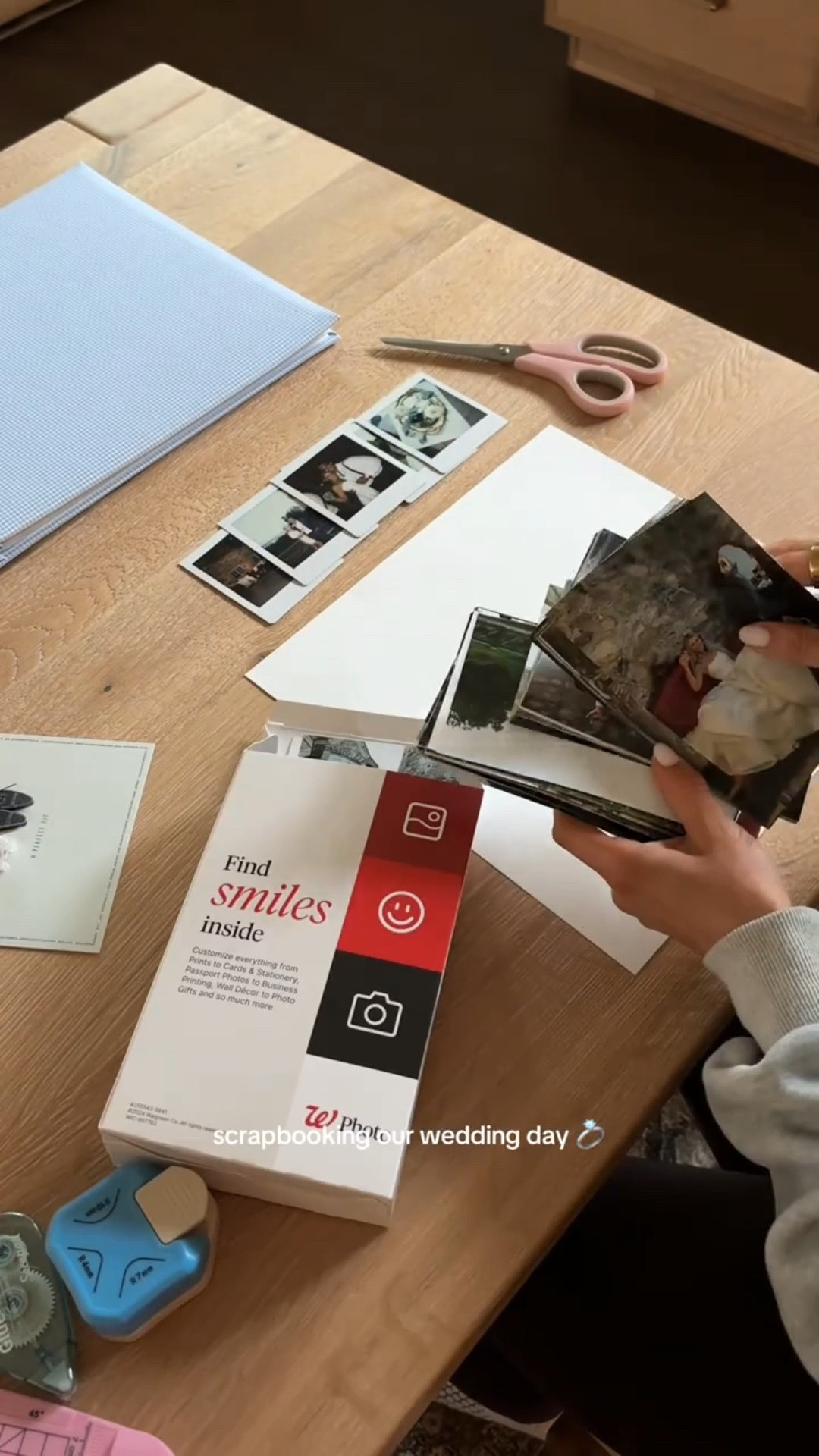 Scrapbooking our wedding day 🤭💍 I could do 478383 more pages because we have so many photos hahah

#LTKvlog #LTKdayinmylife #LTKWedding