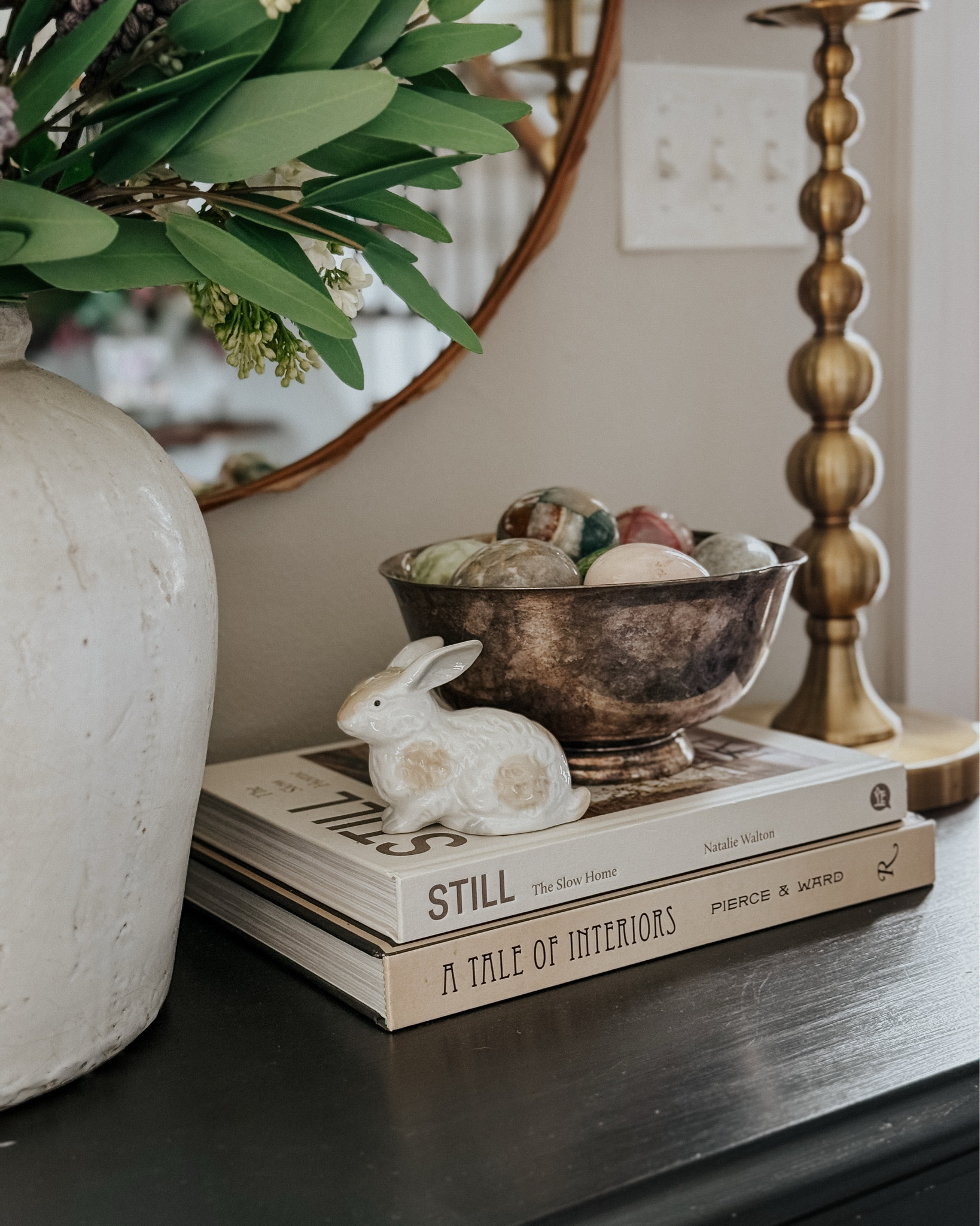 Start your own fluffle for Easter - vintage brass and ceramic/porcelain bunnies 

#LTKHome #LTKSeasonal