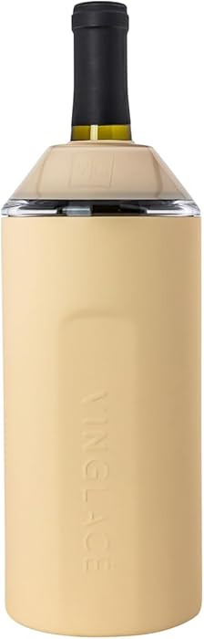 Vinglacé Wine Bottle Chiller- Portable Champagne Insulator- Stainless Steel Wine Cooler Sleeve -... | Amazon (US)