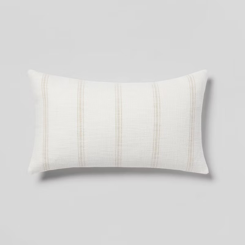 Oversized Woven Striped Throw Pillow - Threshold™ | Target