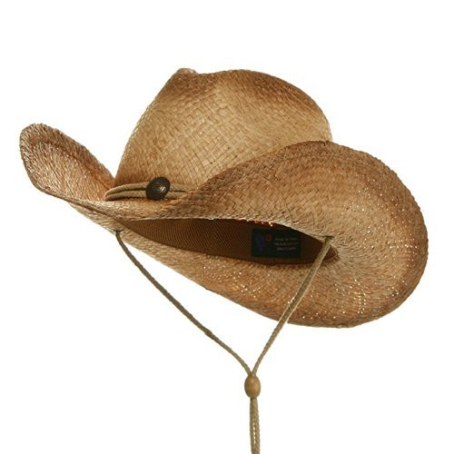 MG Tea Stain Raffia Straw Cowboy Hat (Natural), Natural Tea, Size One Size at Amazon Men’s Clot... | Amazon (US)