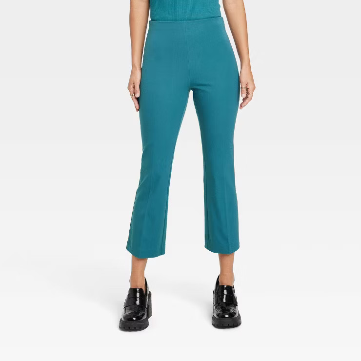 Women's Cropped Kick Flare Pull-On Pants - A New Day™ | Target