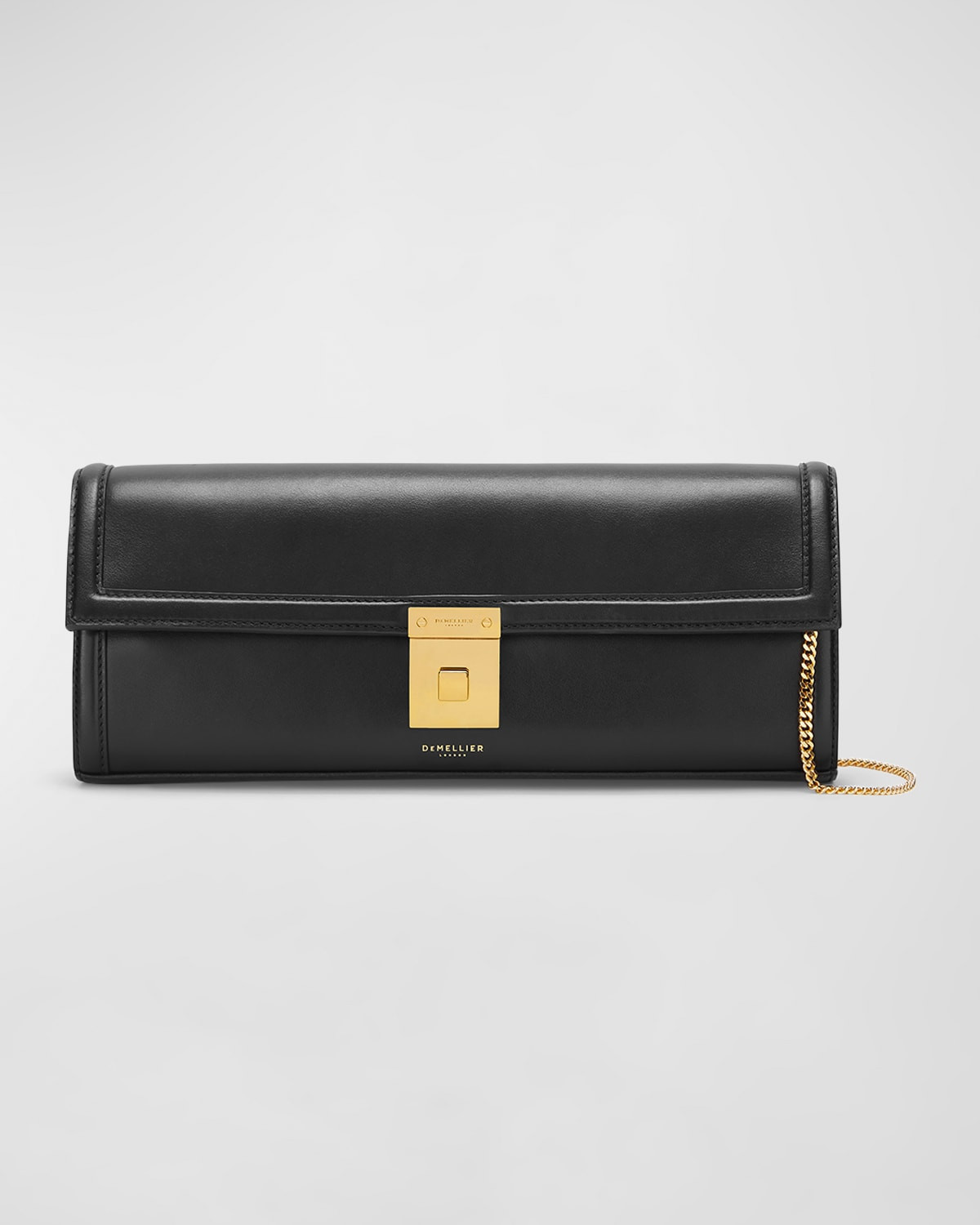 The Paris Flap Leather Clutch Bag | Neiman Marcus