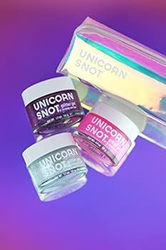 Unicorn Snot Body Glitter Gel Gift Set with Holographic Travel Case for Body, Face, Hair - Vegan & C | Amazon (US)