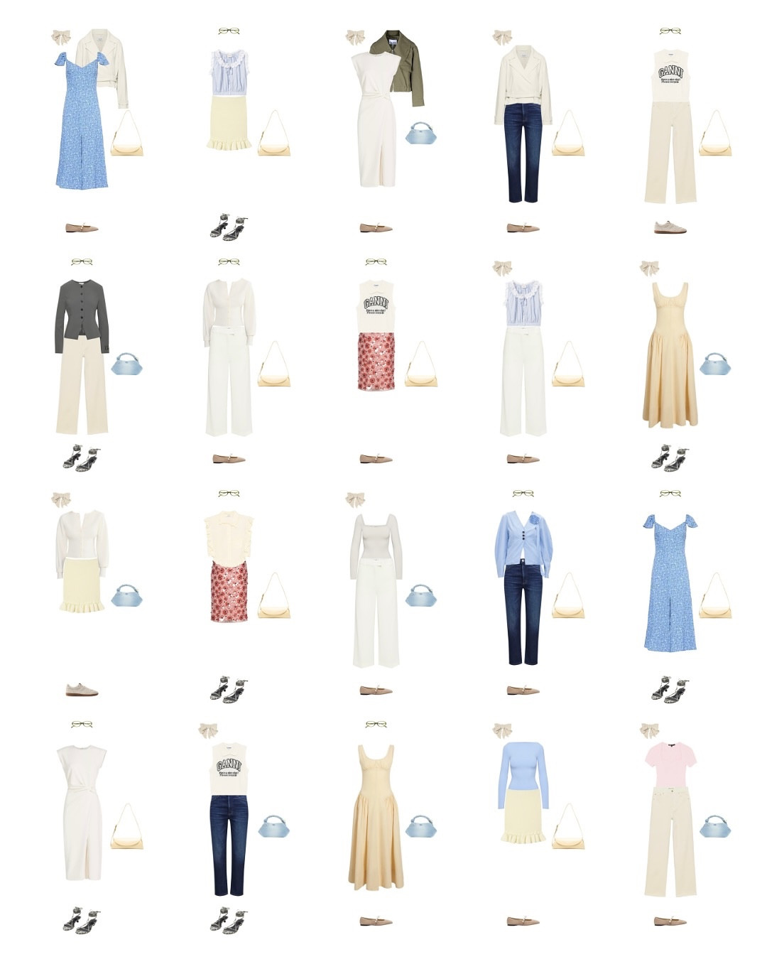 You picked the combo. Now here’s the result!
 Soft Classic meets Light Spring in a creative capsule wardrobe with a romantic, structured, and ingenue style. 

💬 Which body type + color type should I do next?
 Full styling breakdown now on YouTube! 📺 

#LTKSeasonal