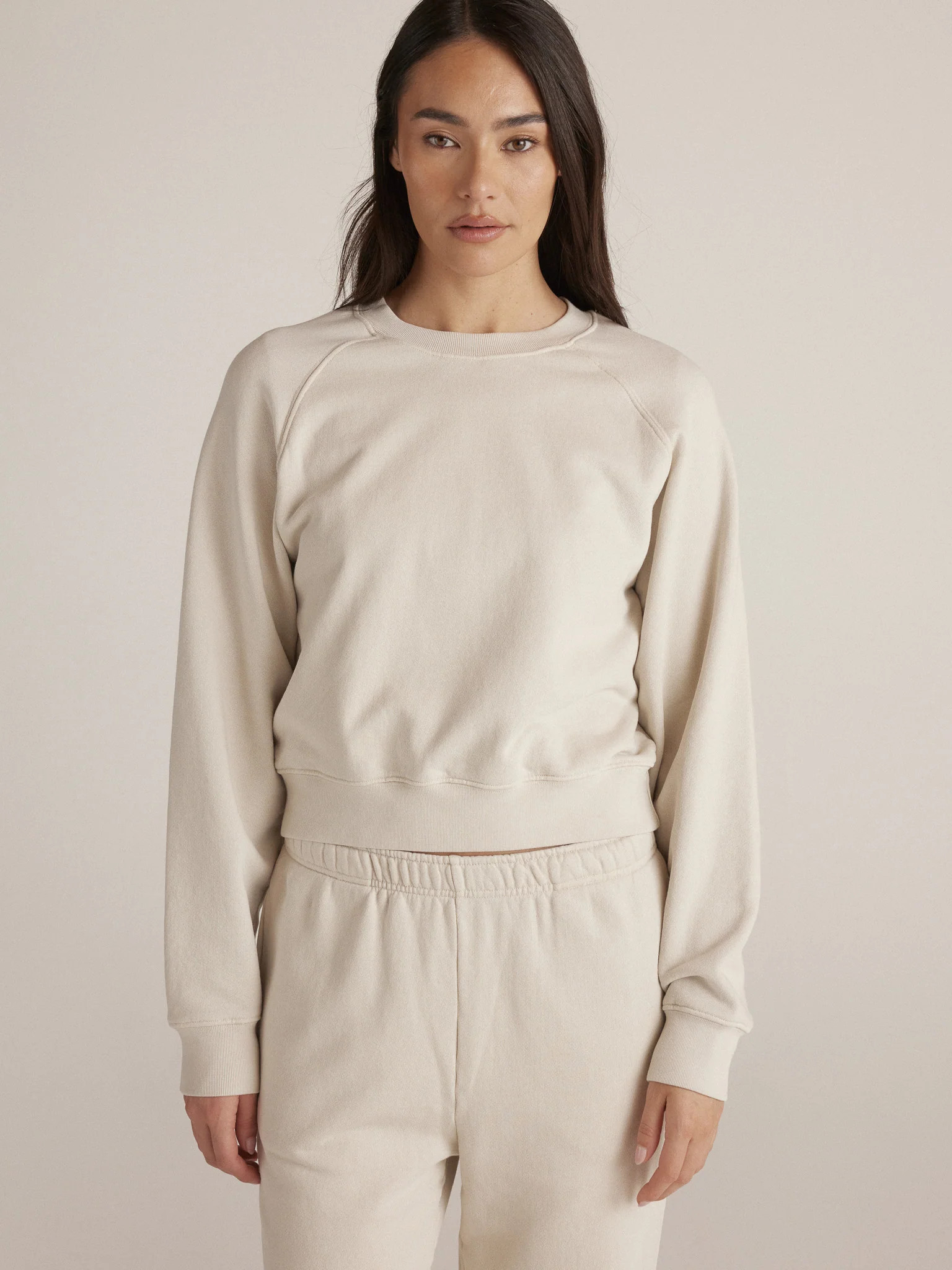 DEANA SHRUNKEN SWEATER / CHALK | CLYQUE