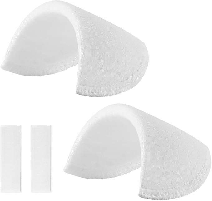 1Pair of White Sponge Shoulder Pads Foam Shoulder Pads Shoulder Enhancer Non Slip Shoulder Protec... | Amazon (US)