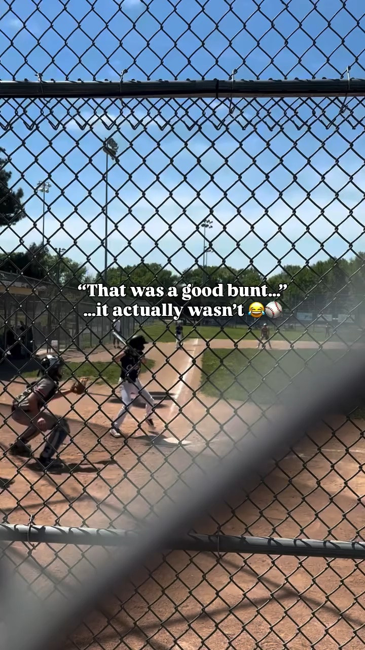 But hey…sometimes it doesn’t have to go far to get you on base.
