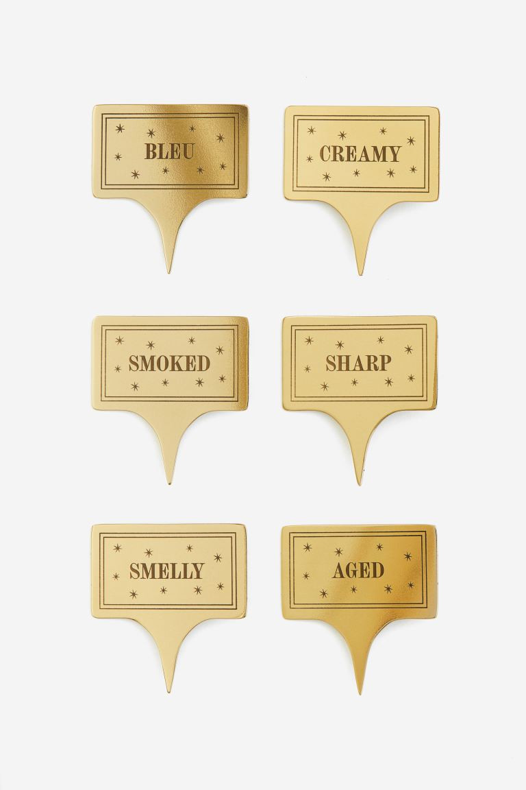 6-pack Metal Cheese Markers | H&M (US + CA)