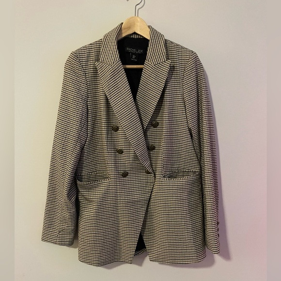 Rachel Zoe herringbone blazer size small | Poshmark