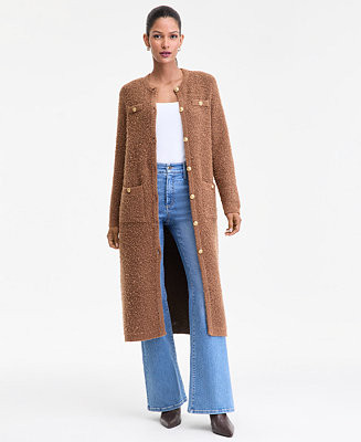 I.N.C. International Concepts Women's Bouclé Duster Cardigan, Macy's Exclusive - Macy's | Macy's