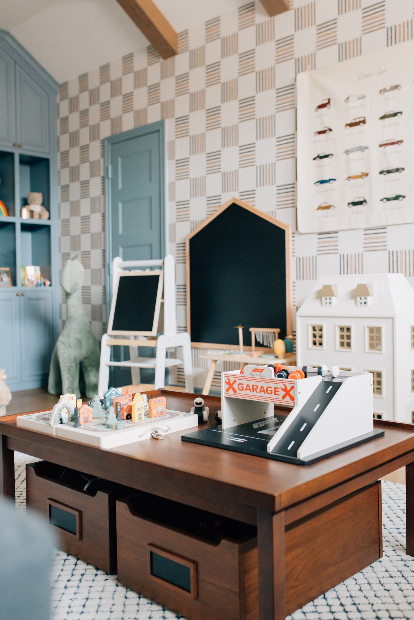 Asher's train set that is sackable! 